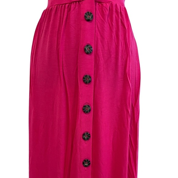 Venus Pink Button Up Dress - Picture 3 of 5